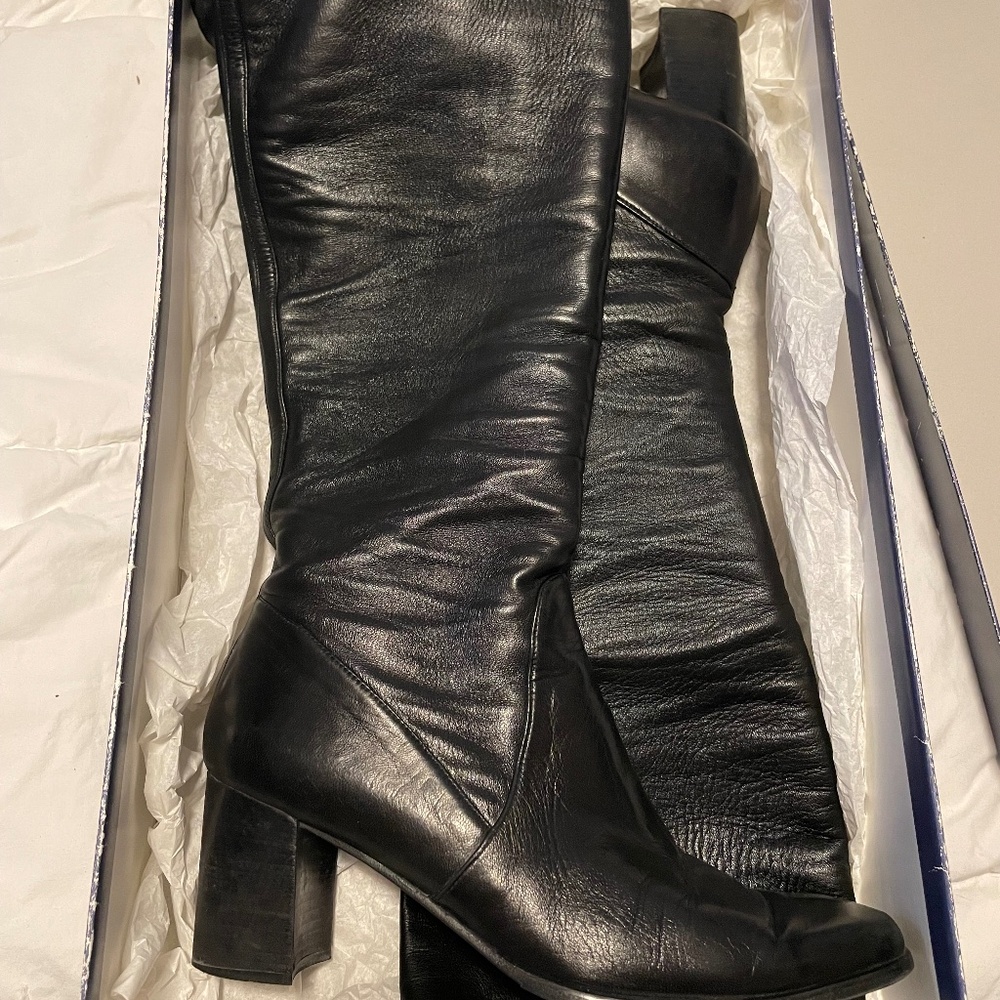 Stuart Weitzman Black Boots Size 8.5 M